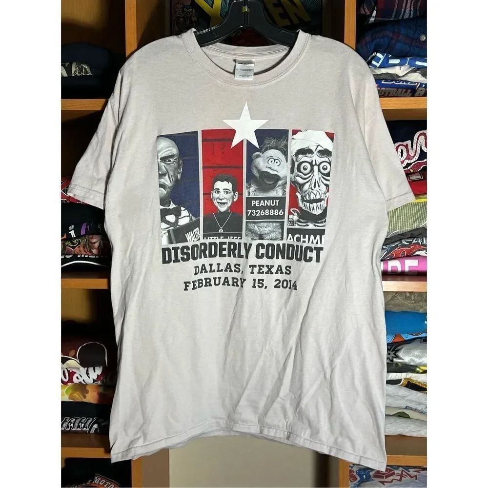 Jeff Dunham Disorderly Conduct Comedy Tour Tee